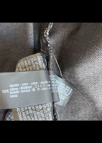 Zara Siyah Denim Gömlek - Görsel 6