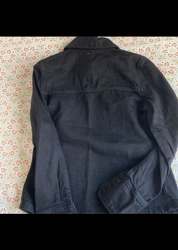 Zara Siyah Denim Gömlek - Görsel 8