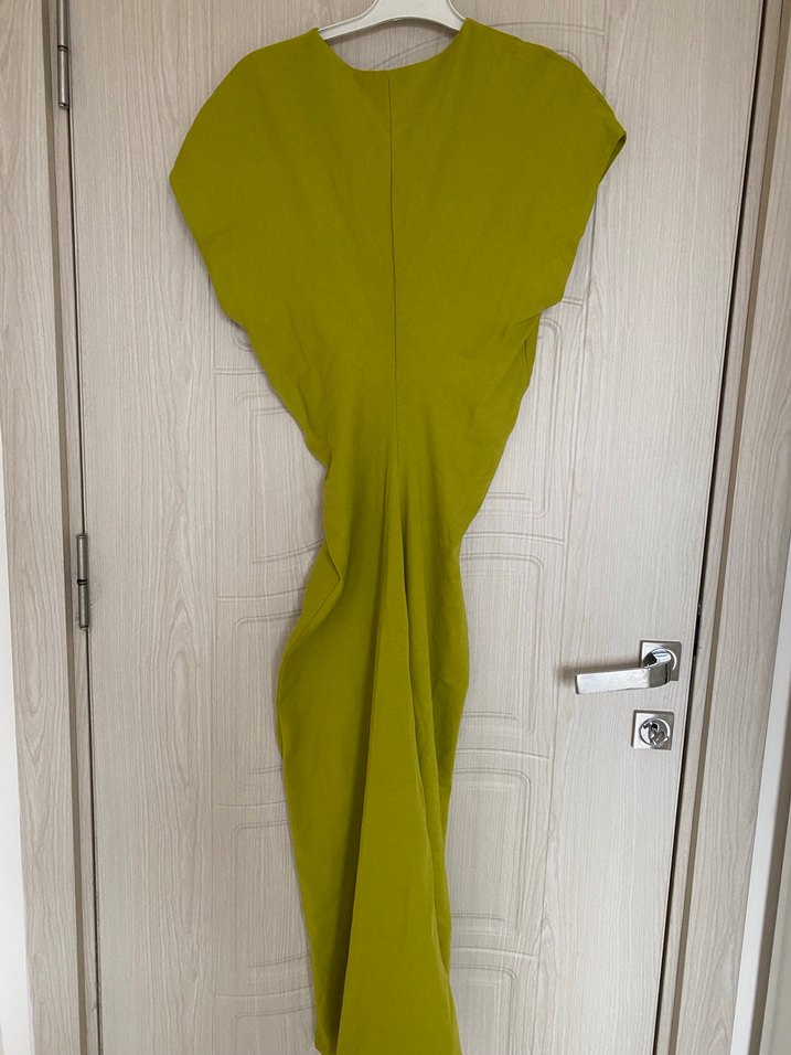 Zara V Yaka Salaş Uzun Elbise - Görsel 2