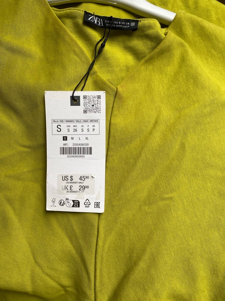 Zara V Yaka Salaş Uzun Elbise - Görsel 3