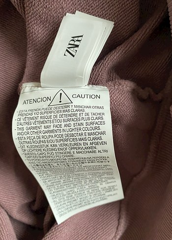 Zara Pembe Kapüşonlu Sweatshirt - Görsel 6