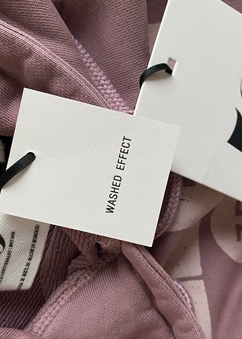 Zara Pembe Kapüşonlu Sweatshirt - Görsel 7