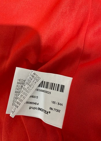 Zara Kırmızı Uzun Kalem Elbise - Görsel 3