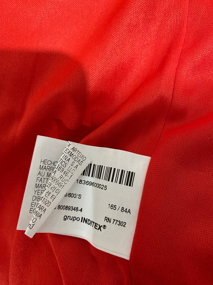 Zara Kırmızı Uzun Kalem Elbise - Görsel 3