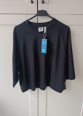 Siyah Baskılı Kadın Sweatshirt