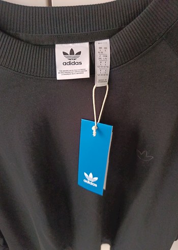 l Beden Siyah Baskılı Kadın Sweatshirt