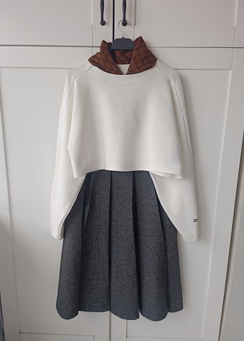 Dökümlü Mini Hamile Eteği - Görsel 2