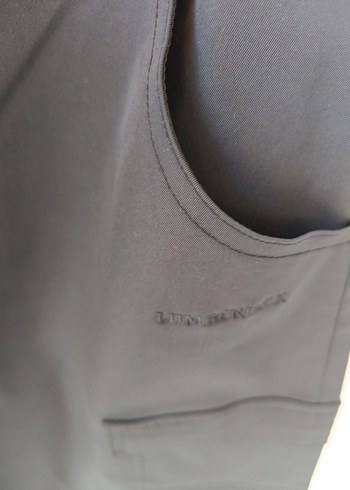 Gri Kadın Bol Kesim Kemerli Midi Kot Pantolon - Görsel 5