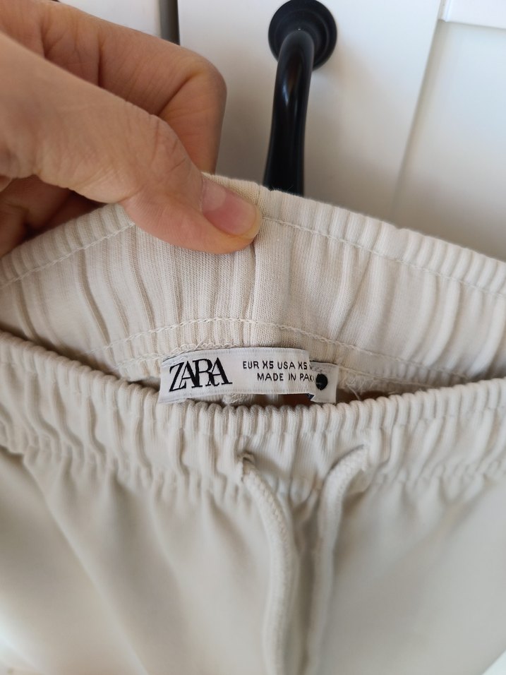 Bohem Tarzda Bej Uzun Hamile Keten Etek - Görsel 4