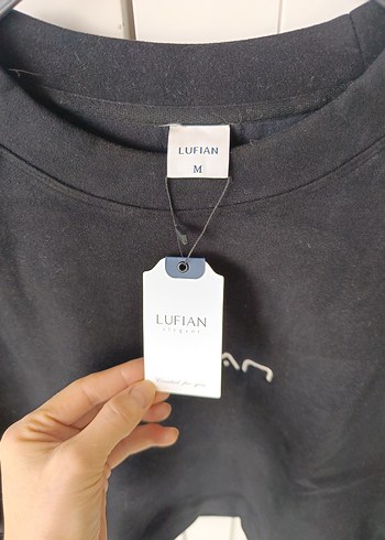 Siyah Baskılı Denim Sweatshirt - Görsel 4