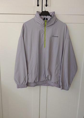 Gri Yarım Fermuarlı Kadın Spor Ceket - Görsel 2