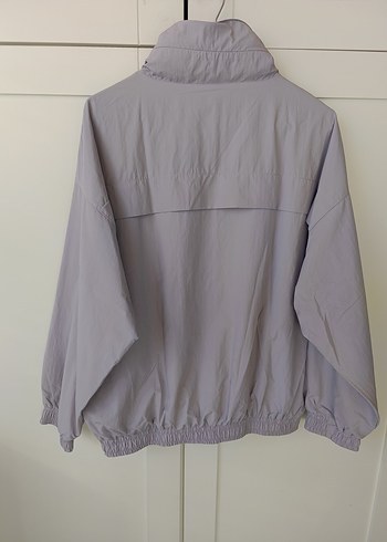 Gri Yarım Fermuarlı Kadın Spor Ceket - Görsel 5