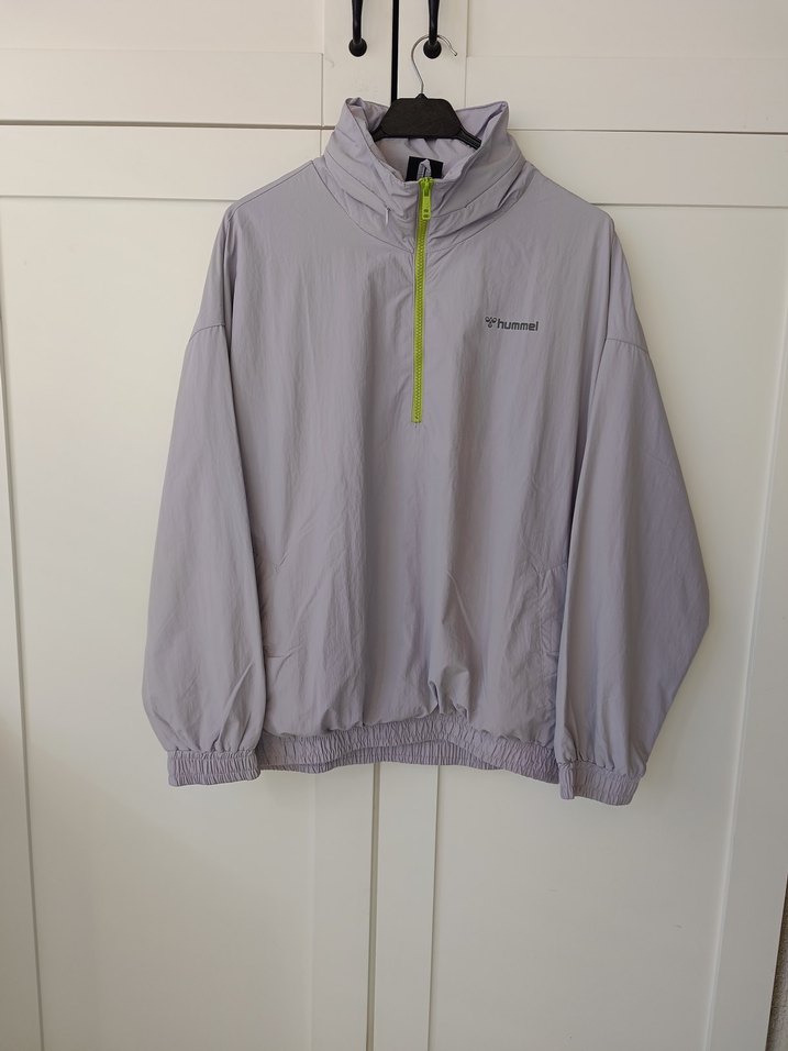 Gri Yarım Fermuarlı Kadın Spor Ceket - Görsel 2