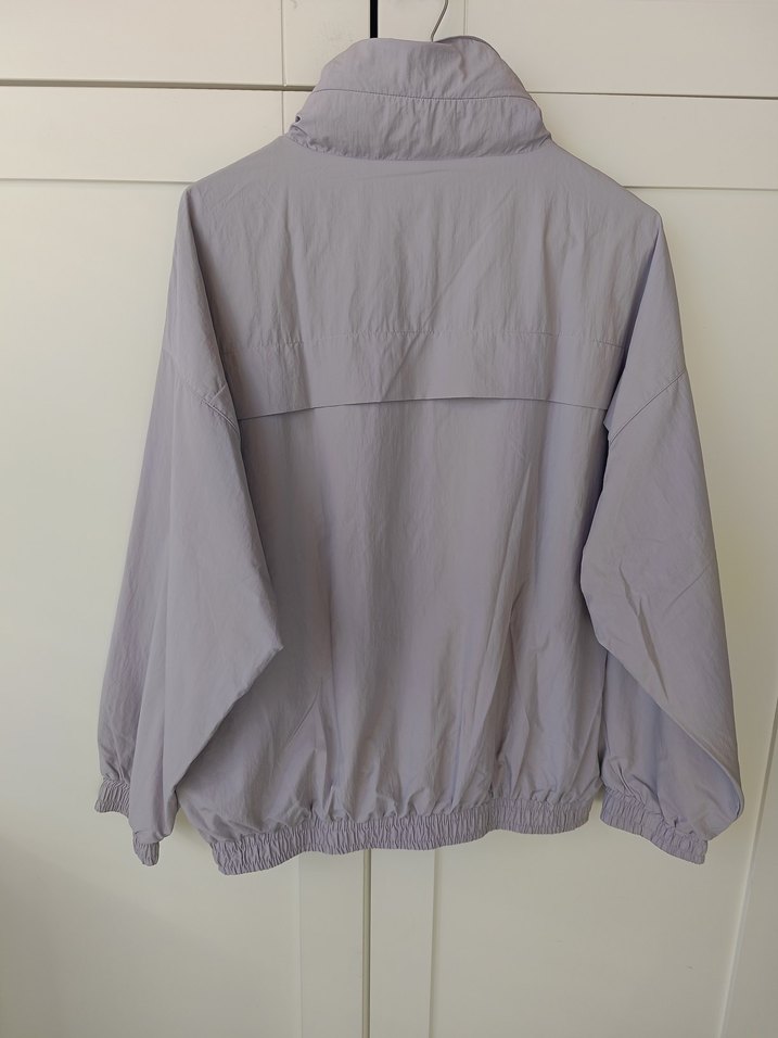 Gri Yarım Fermuarlı Kadın Spor Ceket - Görsel 5