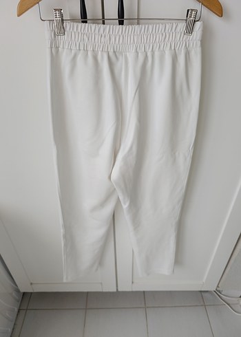 Gri Kadın Pamuklu Rahat Kesim Pantolon - Görsel 7