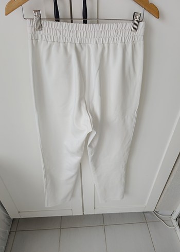 Gri Kadın Pamuklu Rahat Kesim Pantolon - Görsel 8