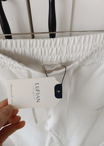 Gri Kadın Pamuklu Rahat Kesim Pantolon - Görsel 5