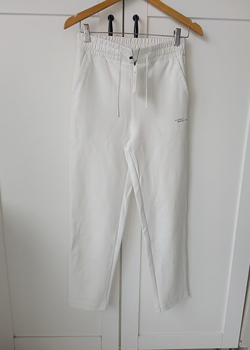 Gri Kadın Pamuklu Rahat Kesim Pantolon - Görsel 2