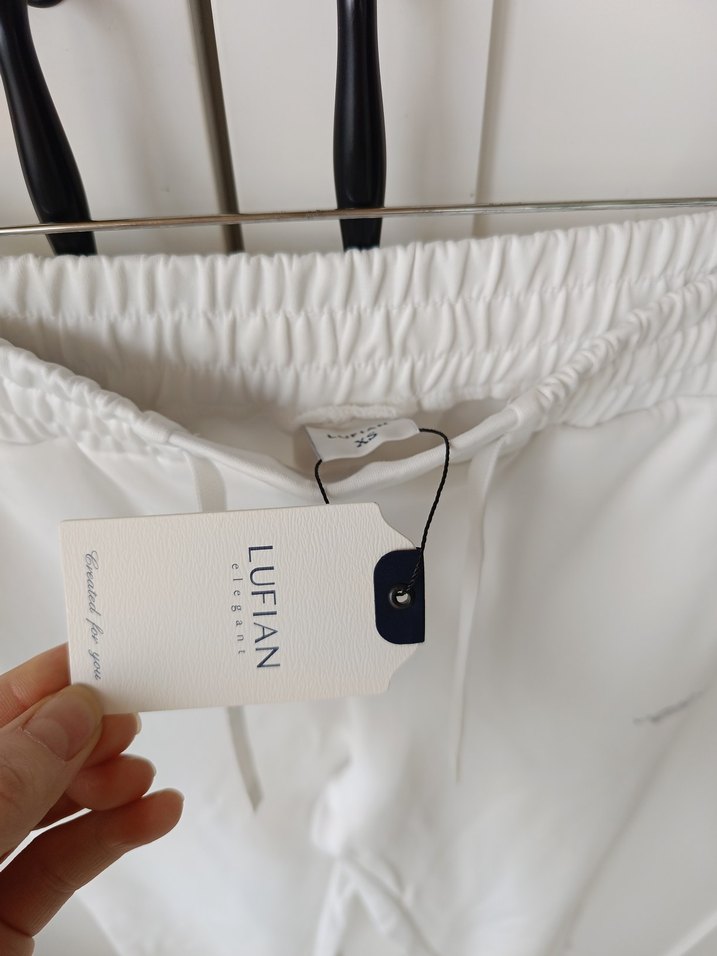 Gri Kadın Pamuklu Rahat Kesim Pantolon - Görsel 5