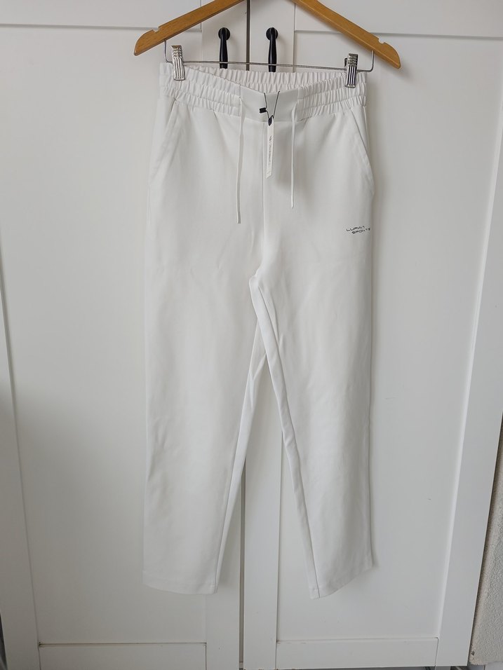 Gri Kadın Pamuklu Rahat Kesim Pantolon - Görsel 2