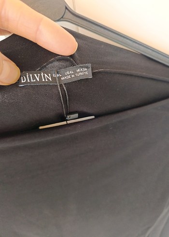 Siyah Kadın Uzun Kollu İnce Bluz - Görsel 5