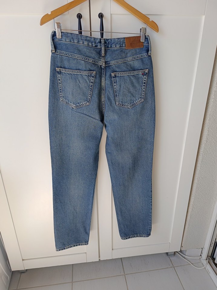 Mavi Denim Midi Boy Kadın Jean — görsel 6/8
