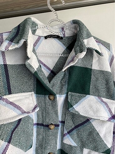 LC Waikiki Lcw Casual ekoseli kalın oduncu oversize gömlek