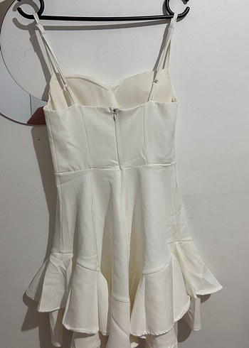 Kolsuz Mini Beyaz Özel Gün Elsesi - Görsel 2