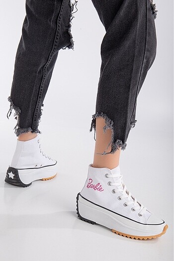 39 Beden beyaz Renk Converse barbie