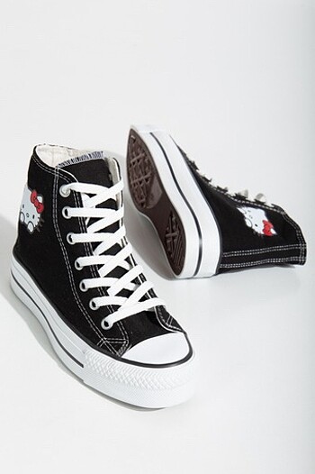 39 Beden siyah Renk Converse platform