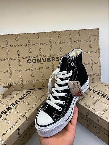 37 Beden siyah Renk Converse platform