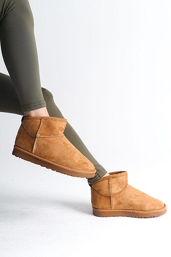 36 Beden kahverengi Renk Ugg mini
