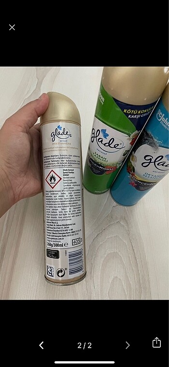 Diğer GLADE ODA KOKUSU/PARFÜMÜ