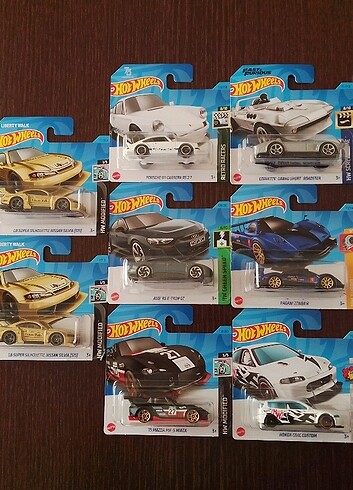 Hot wheels arabalar bazıları satıldı yardımcı olurum