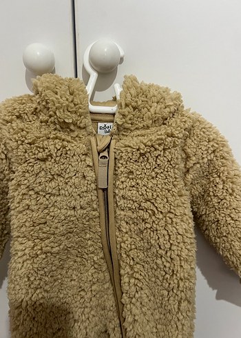 Kahverengi Peluş Bebek Tulumu - Görsel 5