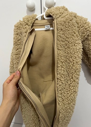 Kahverengi Peluş Bebek Tulumu - Görsel 9