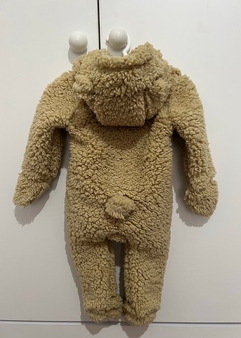 Kahverengi Peluş Bebek Tulumu - Görsel 6