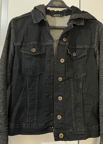 Lcw siyah Kadın Denim Ceket - Görsel 4