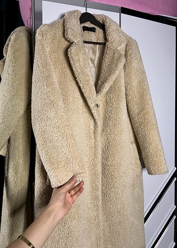 Dilvin peluş kaban bej - Görsel 2