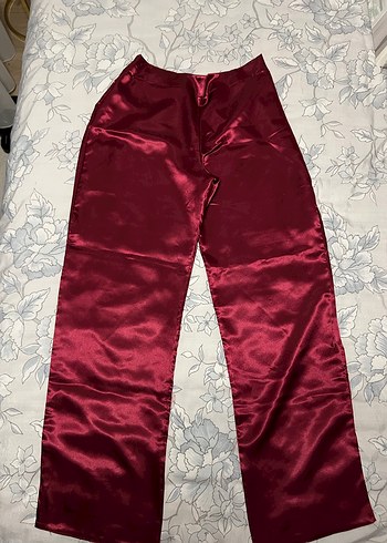 Bordo Kadın Gecelik Takımı - Görsel 12