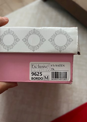 Bordo Kadın Gecelik Takımı - Görsel 2