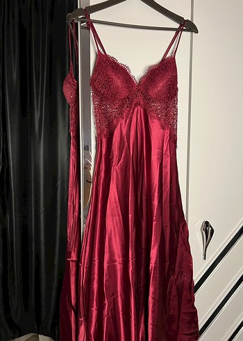 Bordo Kadın Gecelik Takımı - Görsel 5