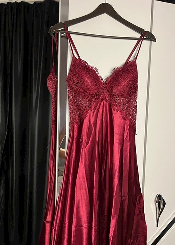 Bordo Kadın Gecelik Takımı - Görsel 6