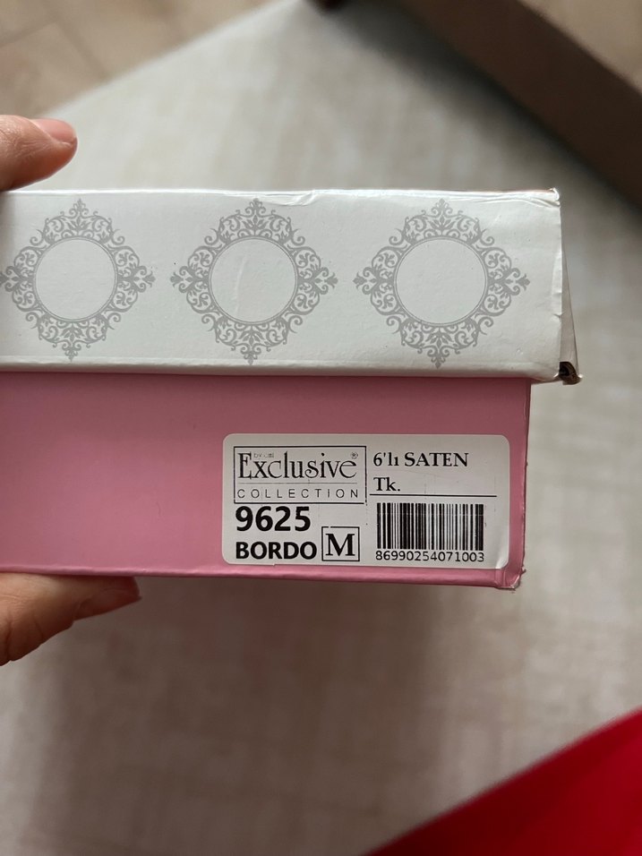 Bordo Kadın Gecelik Takımı - Görsel 2