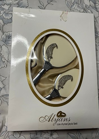 Vintage Ayna Seti - Görsel 5