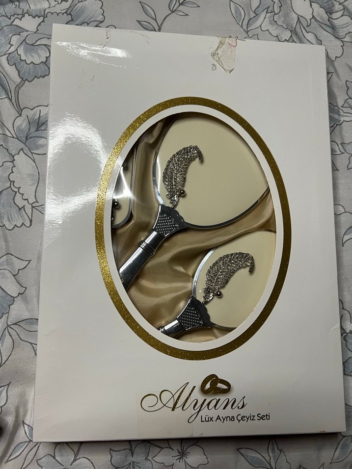 Vintage Ayna Seti - Görsel 5