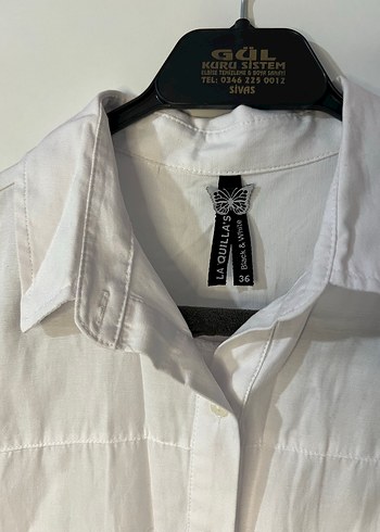 Beyaz Keten Gömlek - Görsel 3