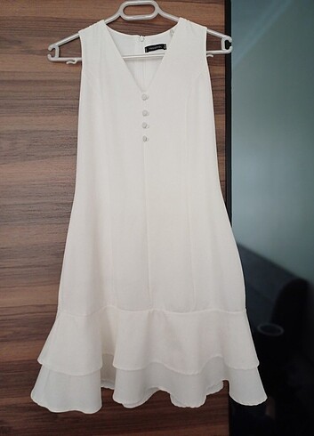 38 Beden beyaz Renk Nikah için günlük kullanım için beyaz elbise