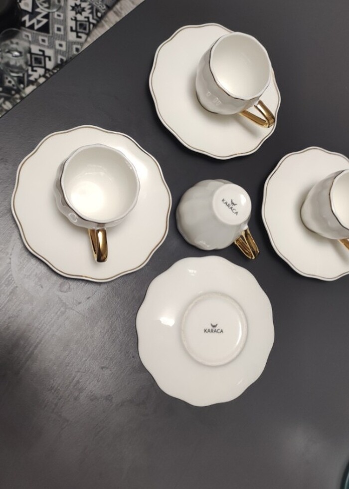 Karaca 4 lü porselen  fincan takımı - Görsel 4