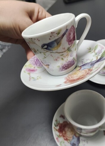 6 lı porselen fincan takımı  - Görsel 2